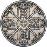 1890 Double Florin - Victoria British Silver Coin