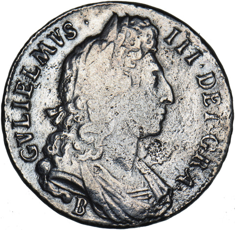 1696 B Halfcrown (Association Shipwreck) - William III British Silver Coin