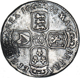 1696 B Halfcrown (Association Shipwreck) - William III British Silver Coin