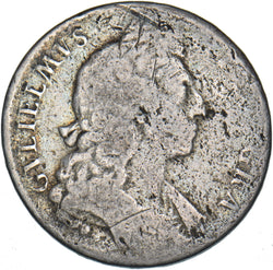 1696 Halfcrown - William III British Silver Coin