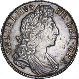 1698 Halfcrown - William III British Silver Coin - Very Nice