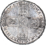 1700 Halfcrown - William III British Silver Coin - Very Nice