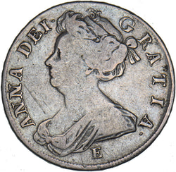 1708 E Halfcrown (Edinburgh Mint) - Anne British Silver Coin
