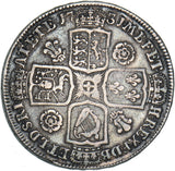 1731 Halfcrown - George II British Silver Coin - Nice