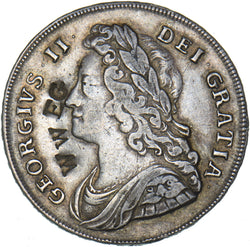 1741 Halfcrown - George II British Silver Coin