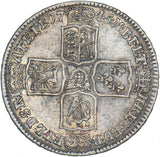 1745 Lima Halfcrown - George II British Silver Coin - Nice