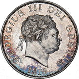 1819 Halfcrown - George III British Silver Coin - Very Nice