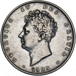 1825 Halfcrown - George IV British Silver Coin - Nice