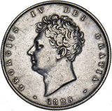 1825 Halfcrown - George IV British Silver Coin - Nice