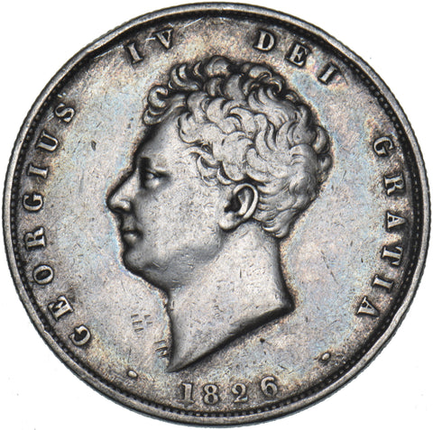 1826 Halfcrown - George IV British Silver Coin - Nice