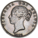 1842 Halfcrown - Victoria British Silver Coin - Nice