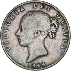 1844 Halfcrown - Victoria British Silver Coin