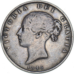 1846 Halfcrown - Victoria British Silver Coin