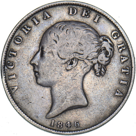 1846 Halfcrown - Victoria British Silver Coin