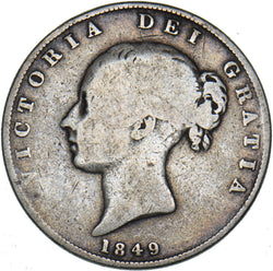 1849 Halfcrown - Victoria British Silver Coin