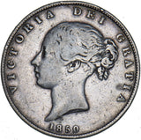 1850 Halfcrown - Victoria British Silver Coin