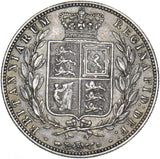 1877 Halfcrown - Victoria British Silver Coin - Nice