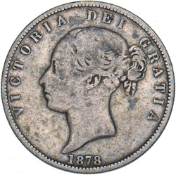 1878 Halfcrown - Victoria British Silver Coin