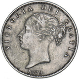 1879 Halfcrown - Victoria British Silver Coin - Nice