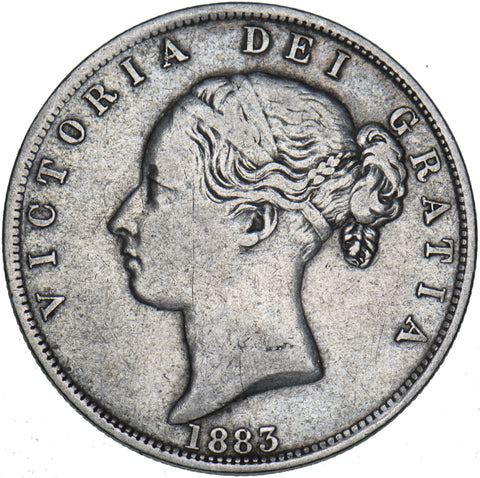 1883 Halfcrown - Victoria British Silver Coin - Nice
