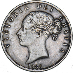 1885 Halfcrown - Victoria British Silver Coin - Nice