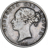 1885 Halfcrown - Victoria British Silver Coin - Nice
