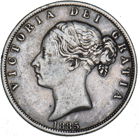 1885 Halfcrown - Victoria British Silver Coin - Nice