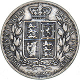 1886 Halfcrown - Victoria British Silver Coin