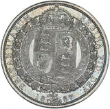 1887 Halfcrown - Victoria British Silver Coin - Superb