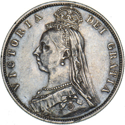 1887 Halfcrown - Victoria British Silver Coin - Nice