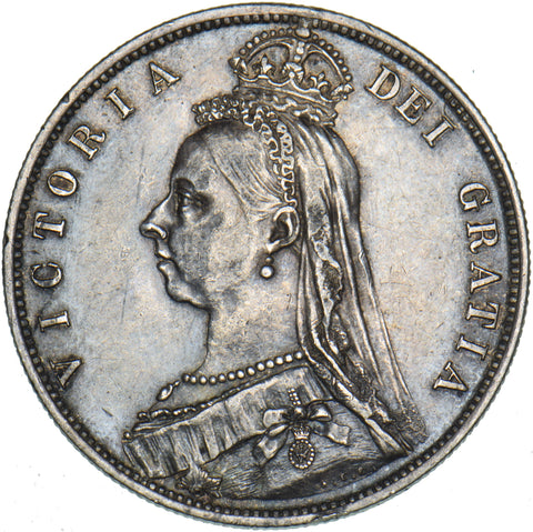 1887 Halfcrown - Victoria British Silver Coin - Nice
