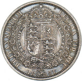 1887 Halfcrown - Victoria British Silver Coin - Nice
