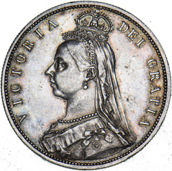1887 Halfcrown - Victoria British Silver Coin - Nice