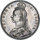 1887 Halfcrown - Victoria British Silver Coin - Very Nice