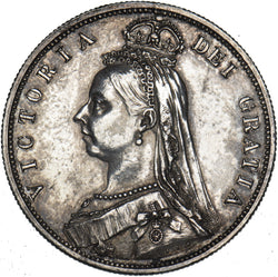 1887 Halfcrown - Victoria British Silver Coin - Nice