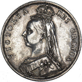 1887 Halfcrown - Victoria British Silver Coin - Nice