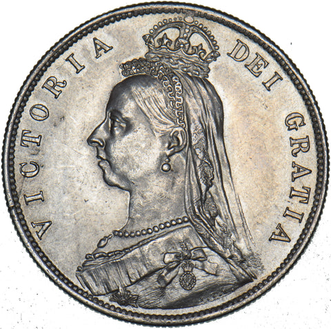 1888 Halfcrown - Victoria British Silver Coin - Superb