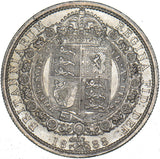 1888 Halfcrown - Victoria British Silver Coin - Superb