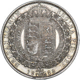 1888 Halfcrown - Victoria British Silver Coin - Superb