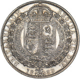 1889 Halfcrown - Victoria British Silver Coin - Very Nice