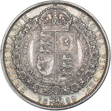 1889 Halfcrown - Victoria British Silver Coin - Very Nice