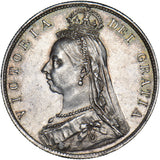 1892 Halfcrown - Victoria British Silver Coin - Superb