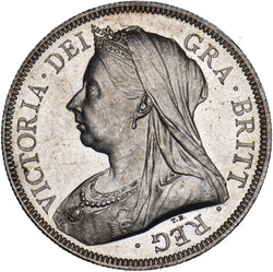 1893 Halfcrown - Victoria British Silver Coin - Superb