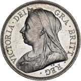 1893 Halfcrown - Victoria British Silver Coin - Superb