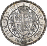 1893 Halfcrown - Victoria British Silver Coin - Superb