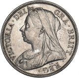 1894 Halfcrown - Victoria British Silver Coin - Very Nice
