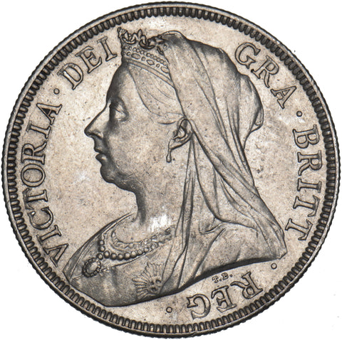 1894 Halfcrown - Victoria British Silver Coin - Very Nice