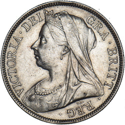 1895 Halfcrown - Victoria British Silver Coin - Very Nice