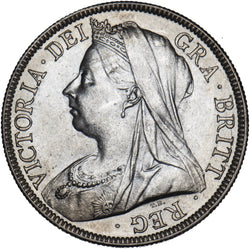 1897 Halfcrown - Victoria British Silver Coin - Superb