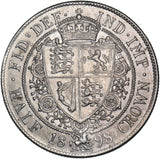 1898 Halfcrown - Victoria British Silver Coin - Very Nice